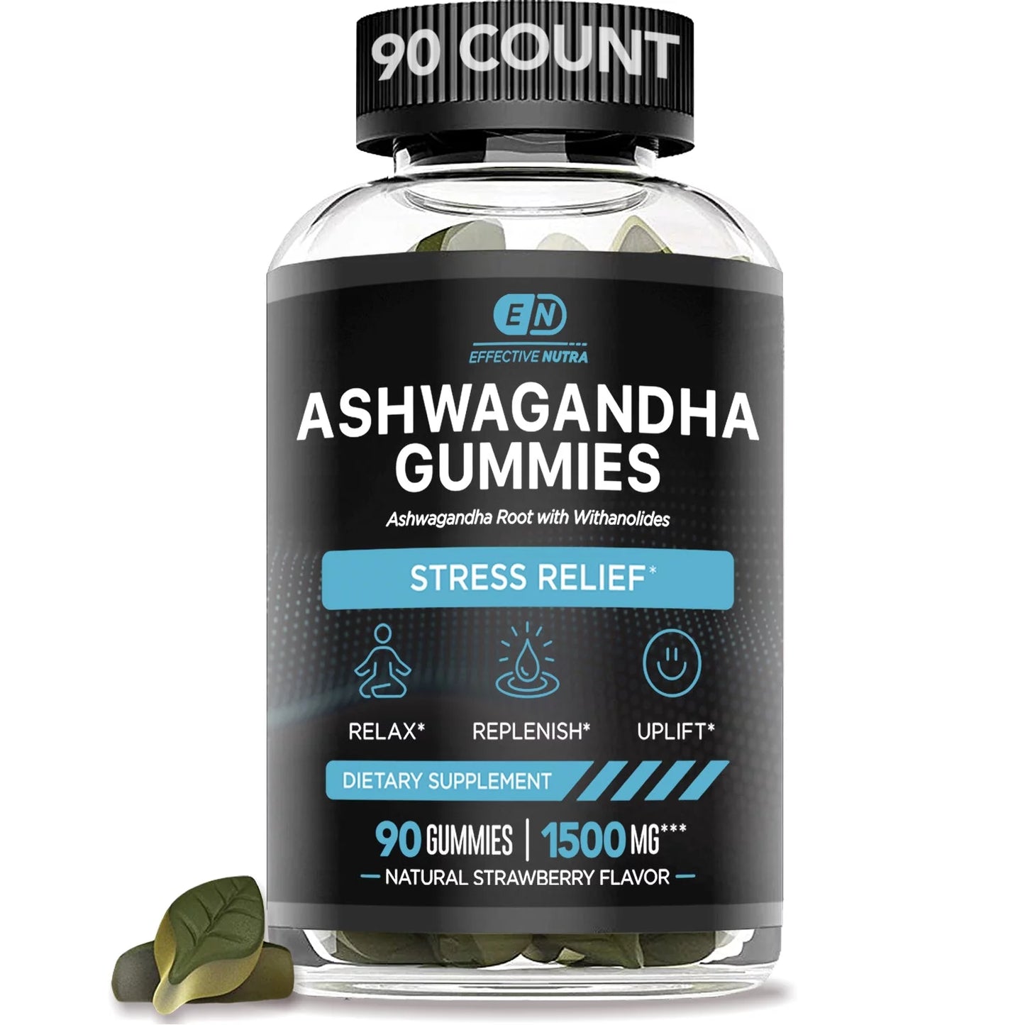 Ashwagandha Gummies 1500Mg - Supplements for Men & Women - (90 Count)